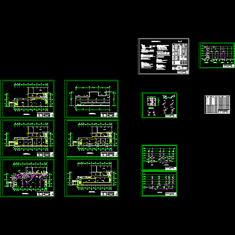 综合住宅楼排水图（12页CAD图纸） - 1