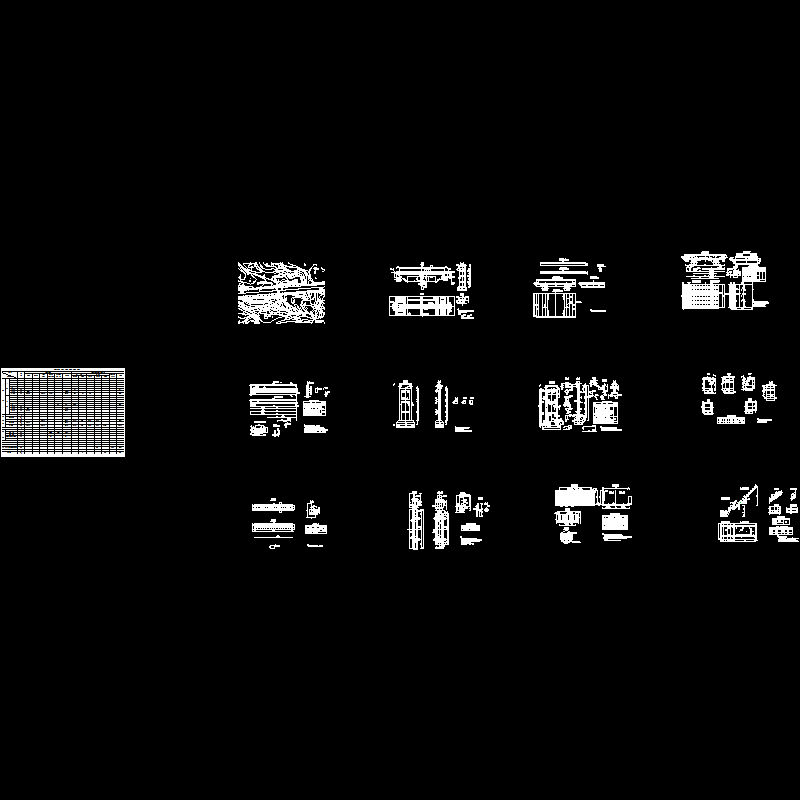 k4+180人行天桥汇总.dwg