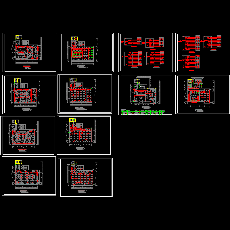 5层办公楼强电设计CAD施工图纸.dwg - 1