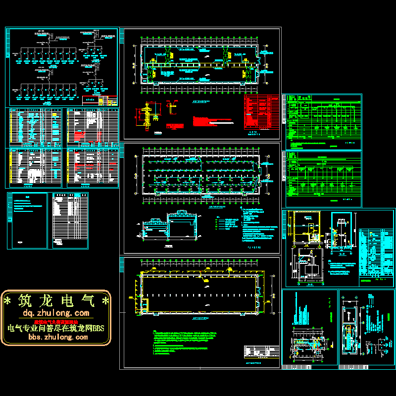 机修厂房电气施工图纸 - 1