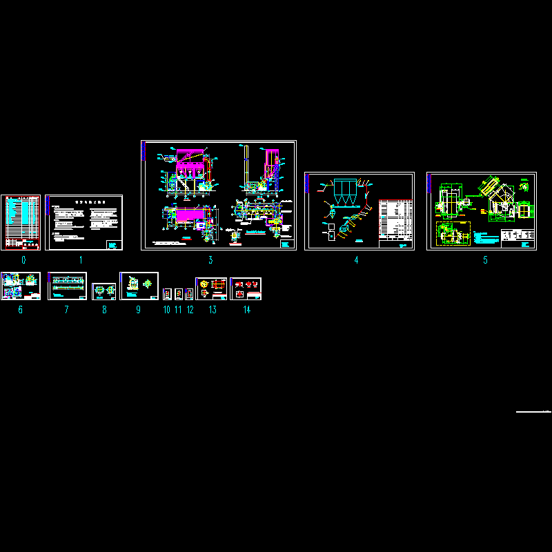 炼钢厂除尘系统CAD图纸 - 1