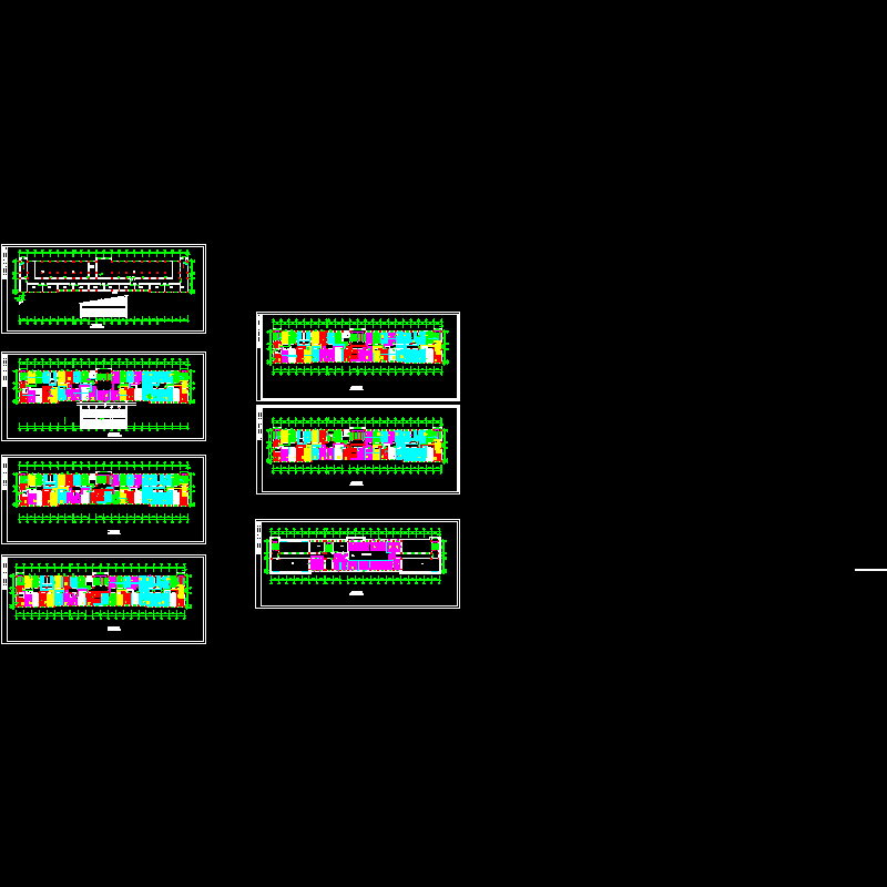 7层办公楼地暖平面图纸.dwg - 1