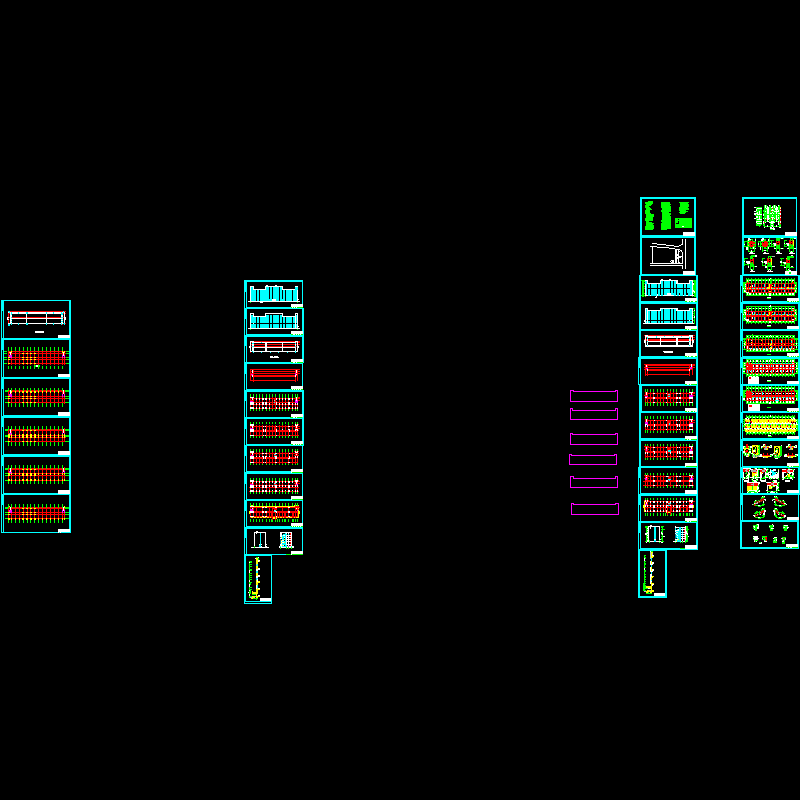 办公楼建筑结构设计方案图纸(梁平法CAD施工图).dwg - 1