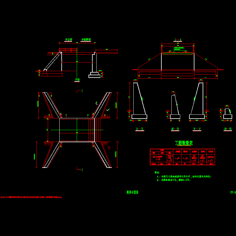 003桥型布置图.dwg