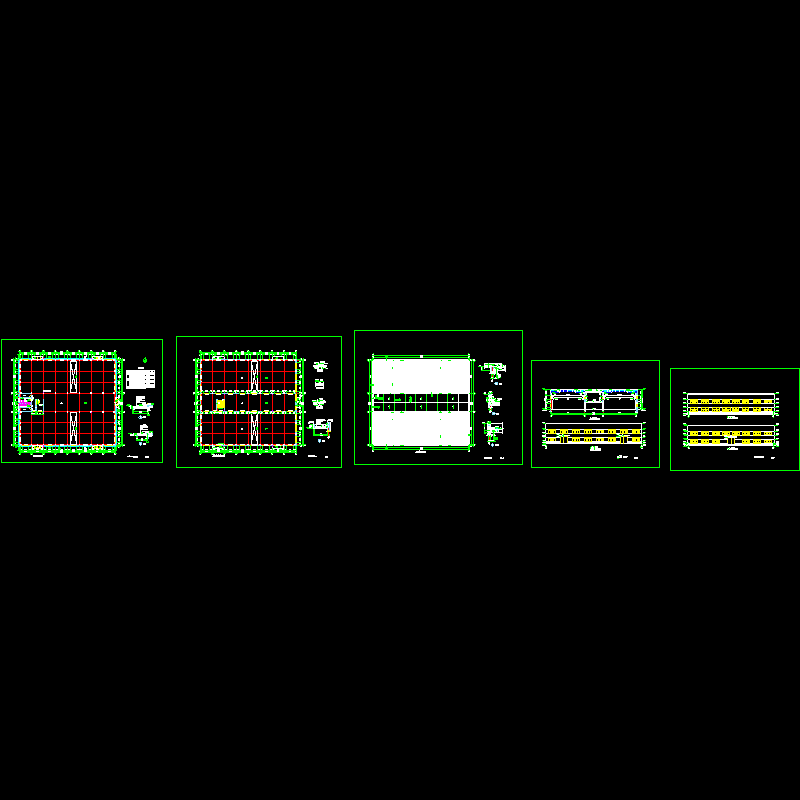 带吊车的厂房建筑设计方案.dwg - 1