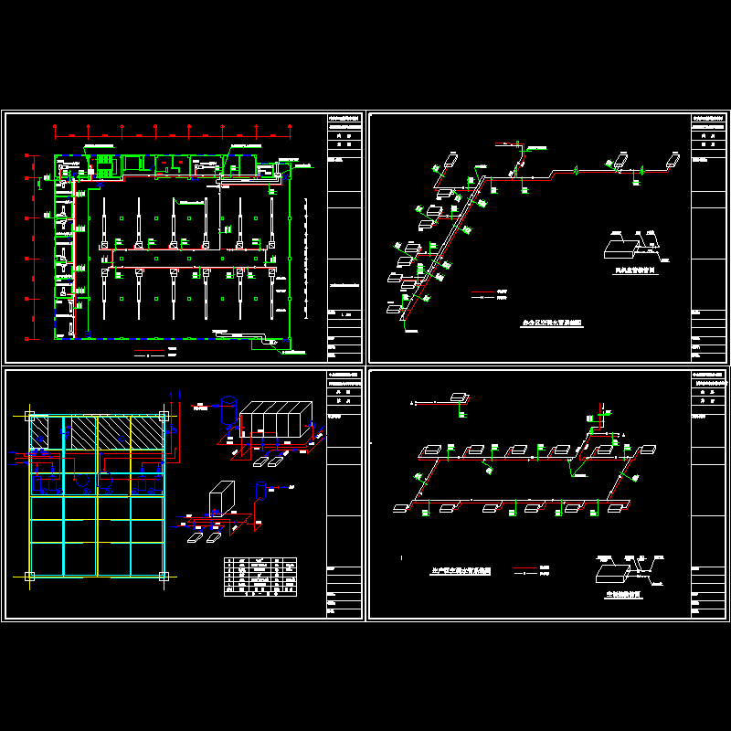 浦东高科技园区综合楼中央空调CAD施工图纸.dwg - 1