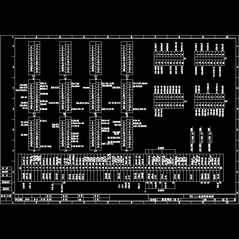 fkl-1二次回路配线图.dwg