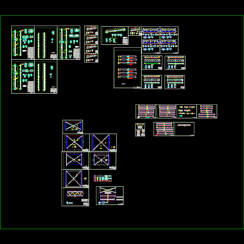 轻钢厂房加工分解详图，共33页图纸.dwg - 1