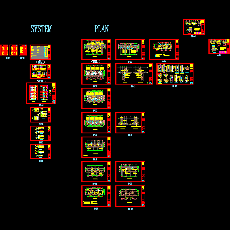 14层住宅楼电气CAD施工图纸（29张）.dwg - 1