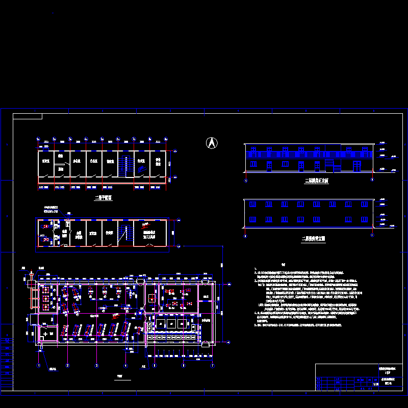 工厂物理实验室机加工车间工艺CAD图纸.dwg - 1