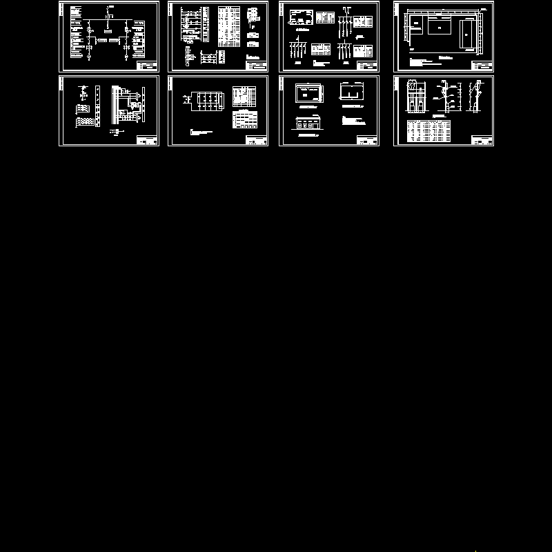 水电站电气图纸.dwg