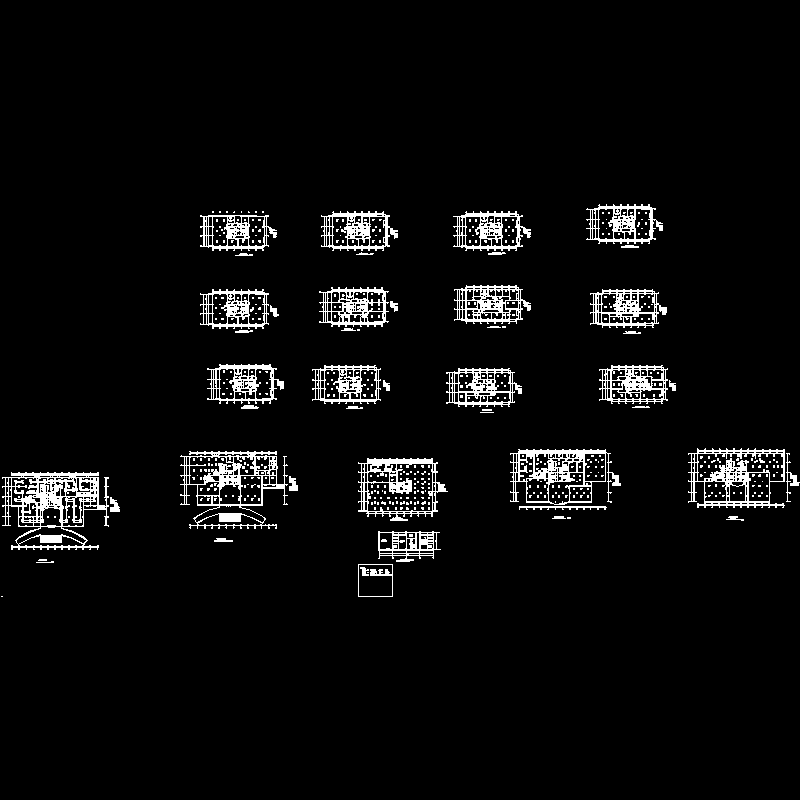 15层开发区办公楼自动报警系统竣工CAD图纸 - 1