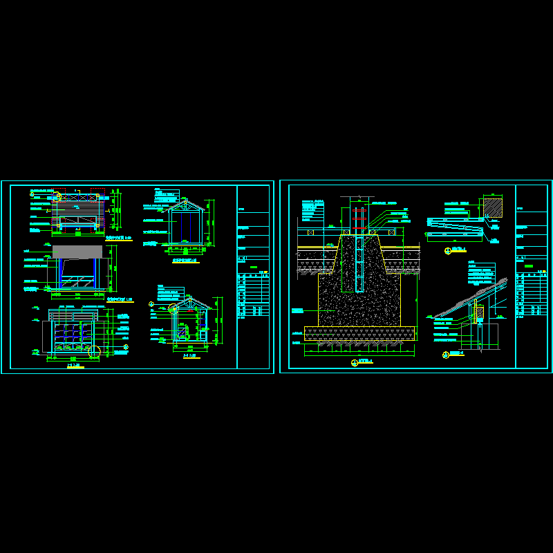 售货亭施工详图.dwg