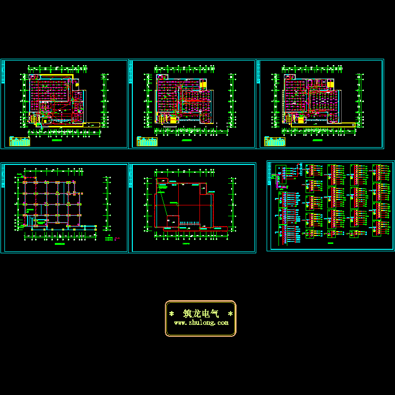 图纸书馆强电CAD施工图纸.dwg - 1