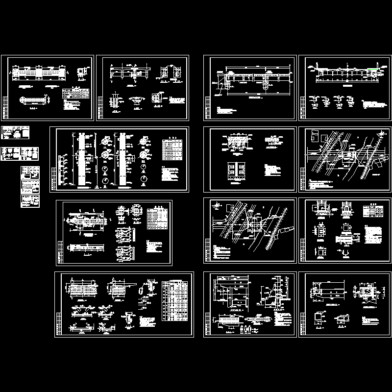 云集路洪沟桥结构CAD图纸 - 1