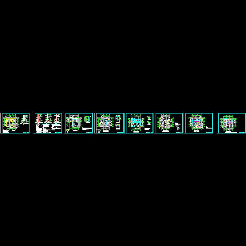 别墅结构设计CAD图纸.dwg - 1