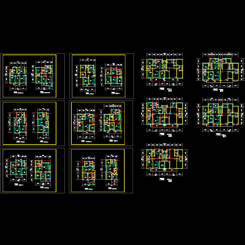 住宅户型集锦一.dwg