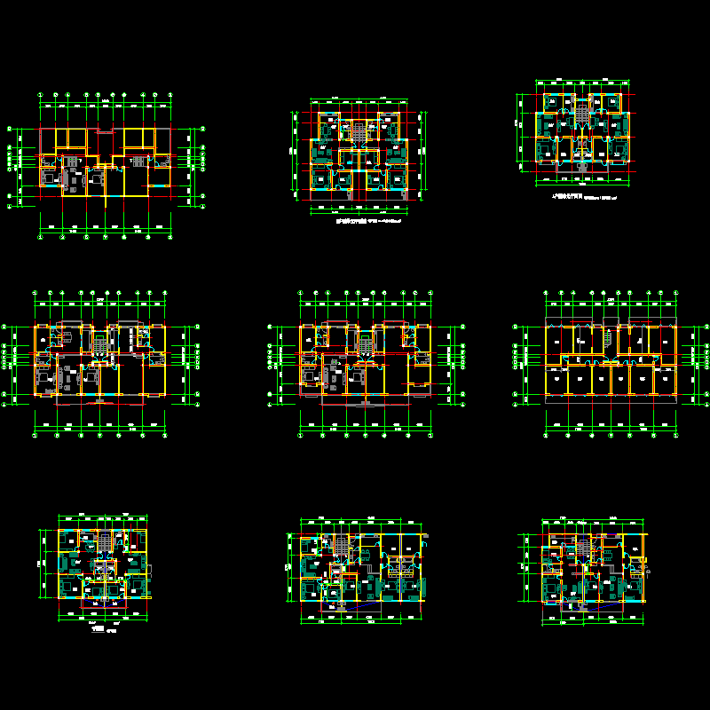 住宅户型集锦二.dwg