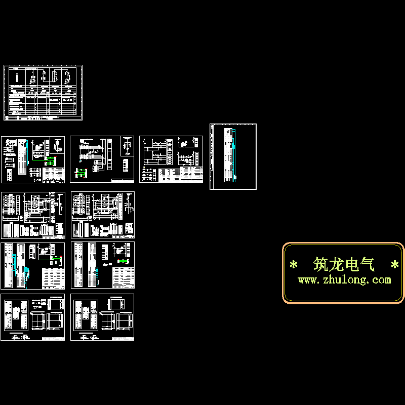 10KV高压开关电气设计CAD图纸 - 1