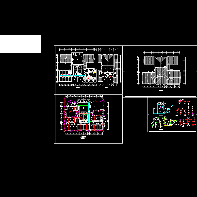 餐厅给排水成套设计图纸.dwg - 1