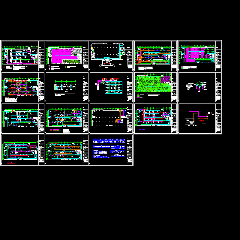 导电膜厂房空调图纸(压缩空气管道).dwg - 1