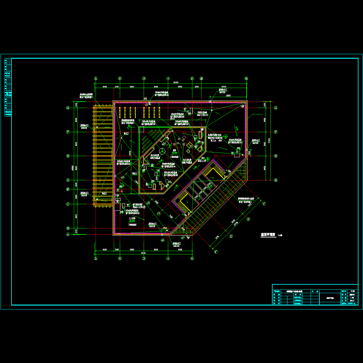 屋顶平面图纸.dwg - 1