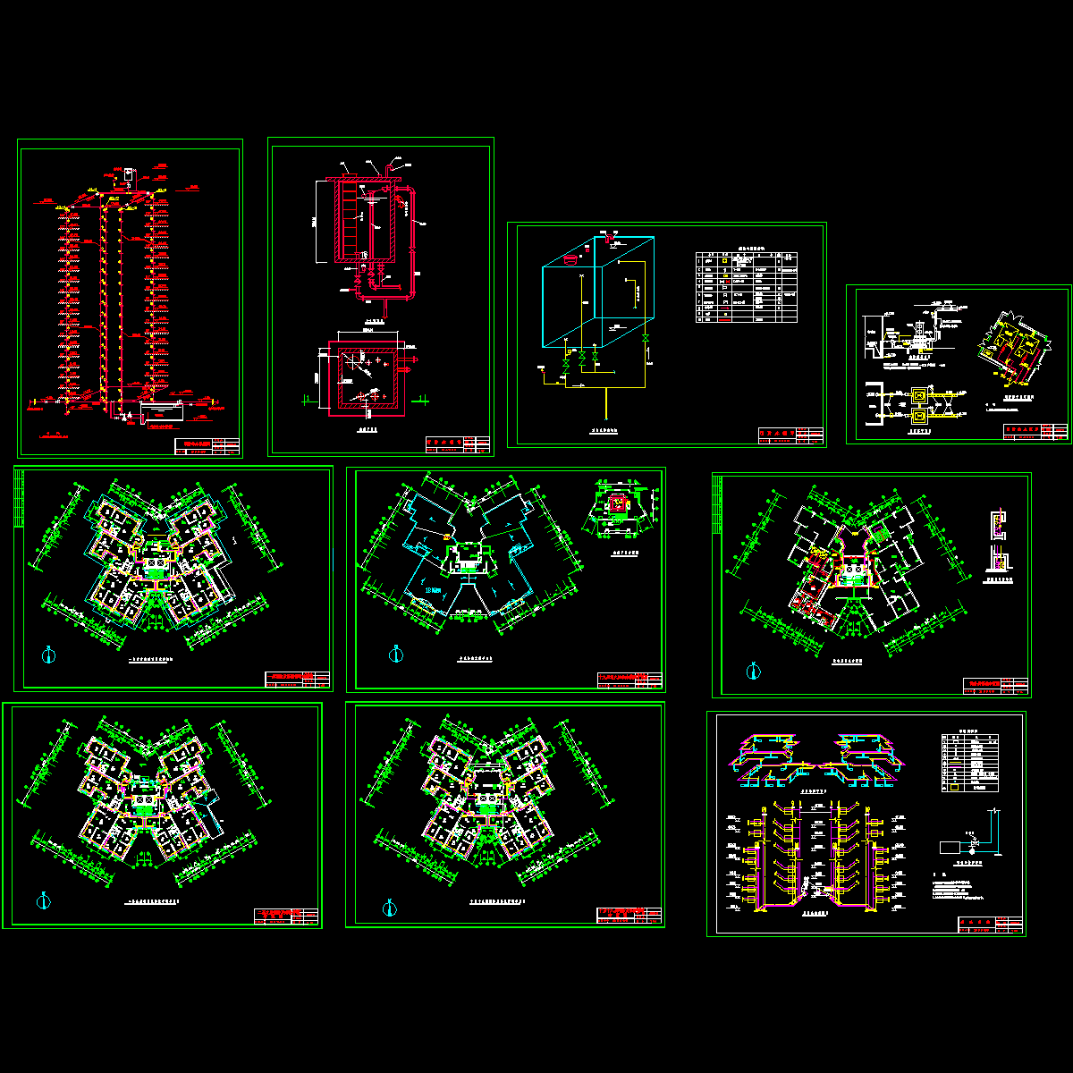 某18层住宅楼消防采暖图纸.dwg