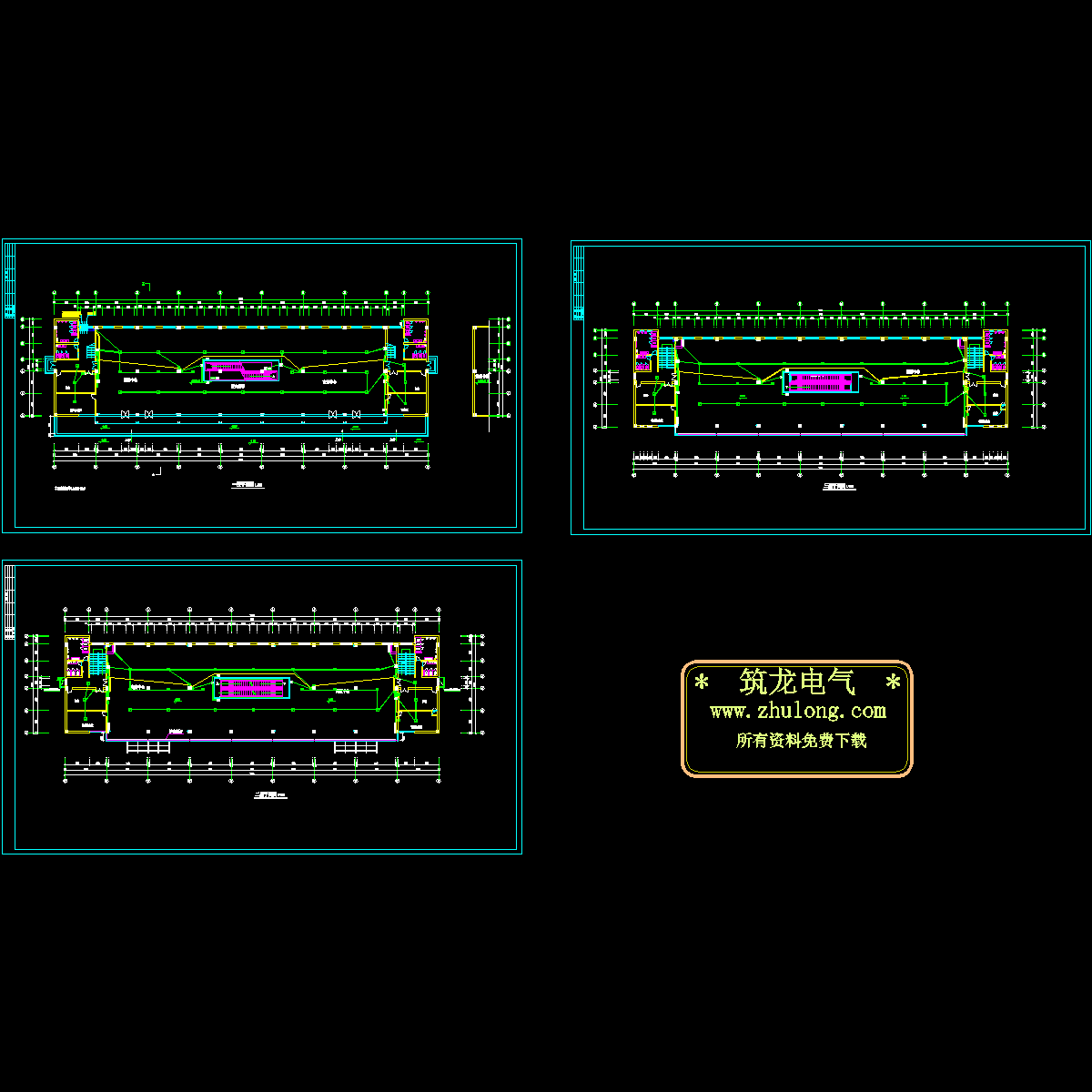 1500平3层商场消防报警图纸.dwg - 1