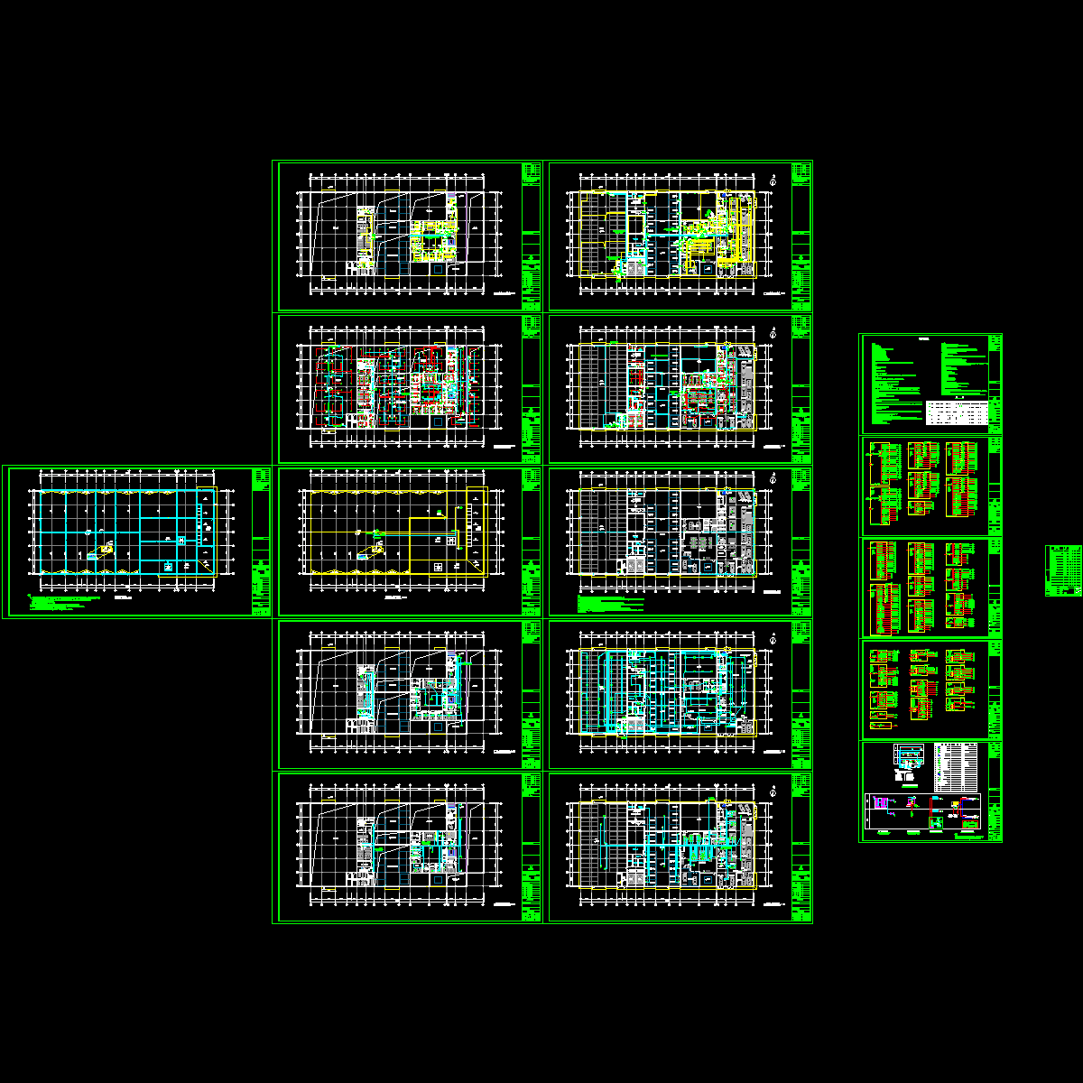 4S点电气CAD施工图纸.dwg - 1