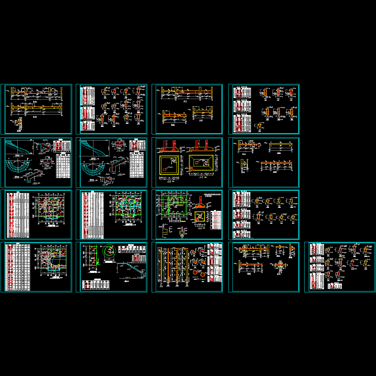 金典别墅结构CAD施工图纸.dwg - 1