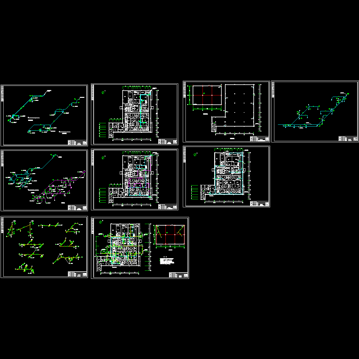 药厂生物车间给排水设计CAD施工图纸.dwg - 1