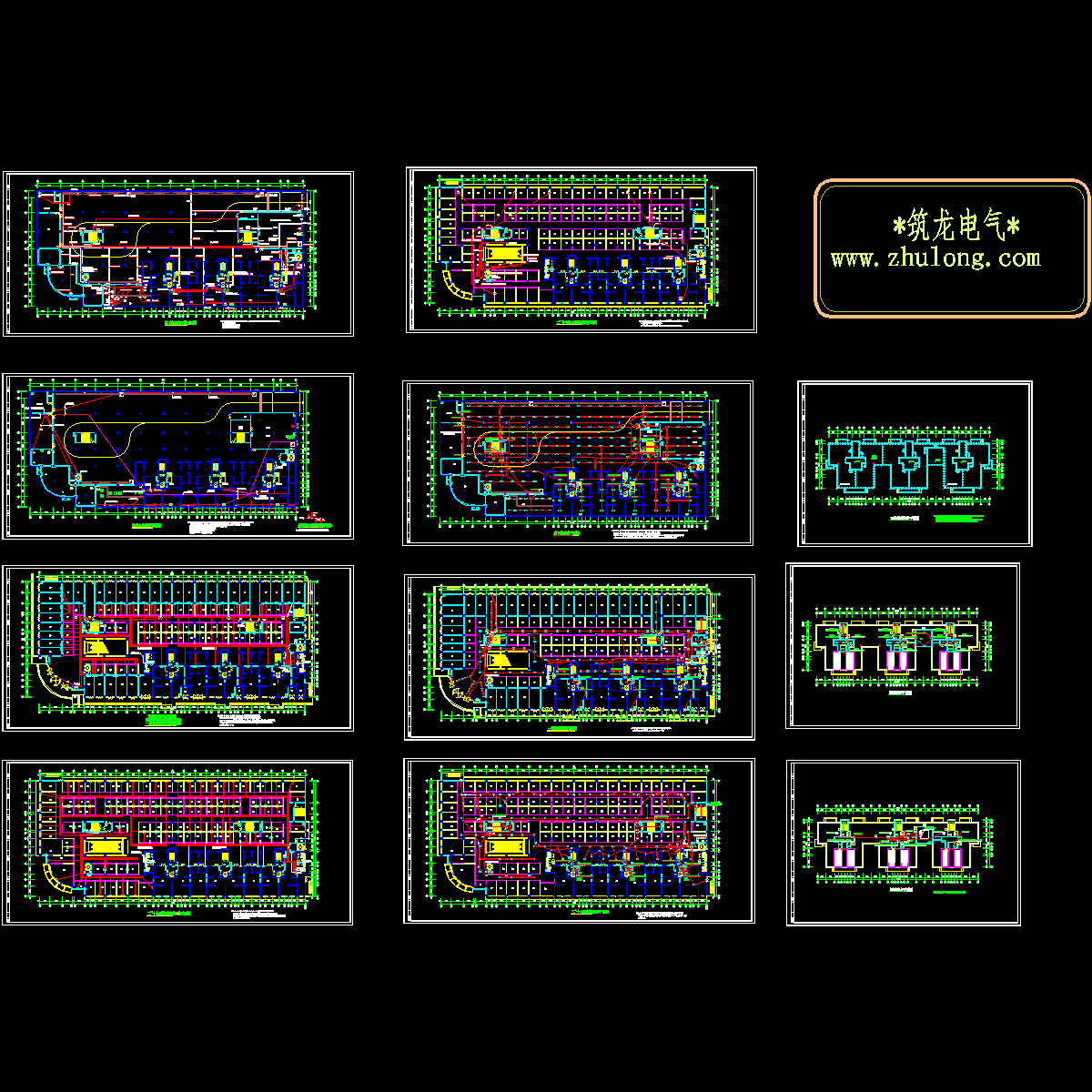 高层商住楼电气设计图纸.dwg - 1