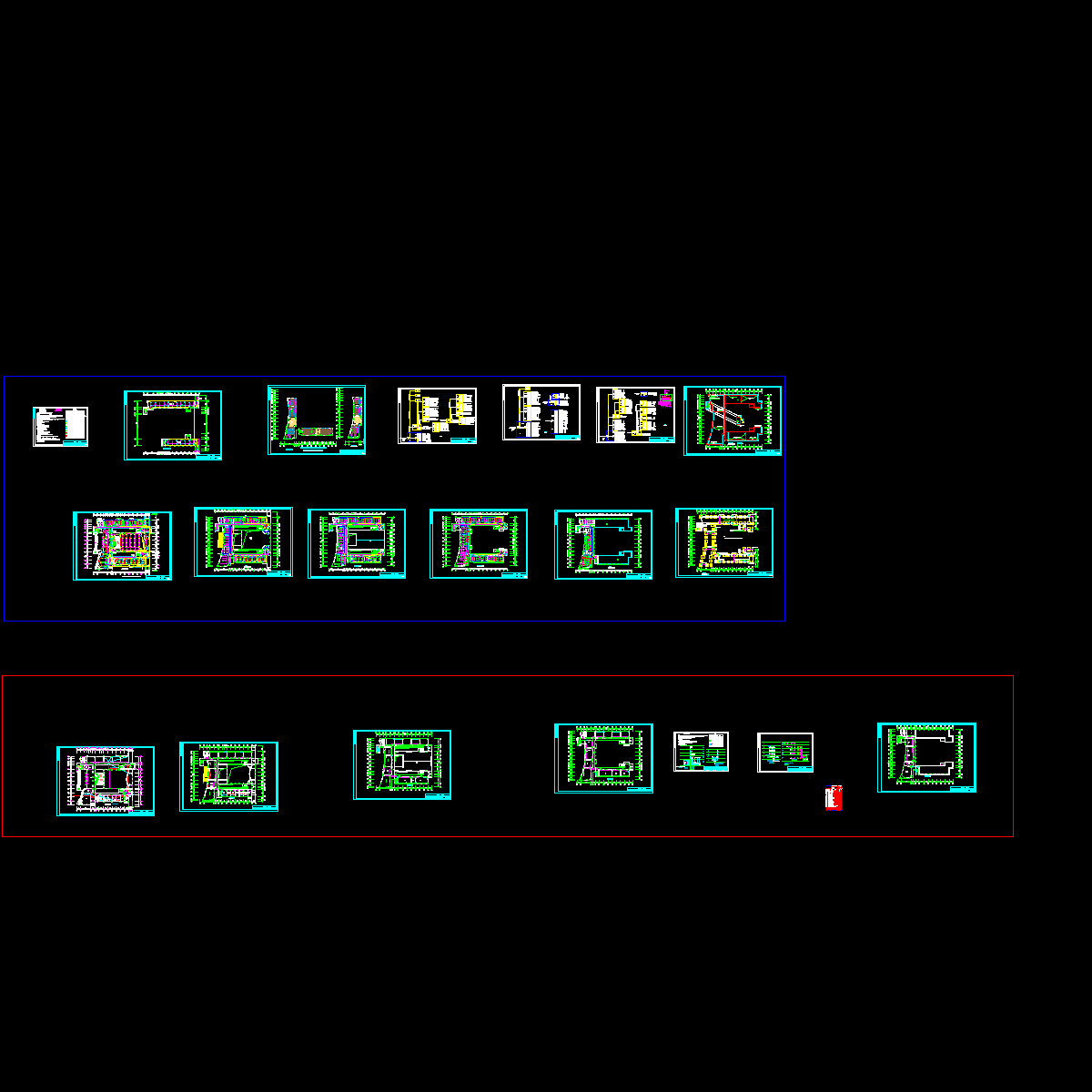 中学综合楼电气设计图纸.dwg - 1