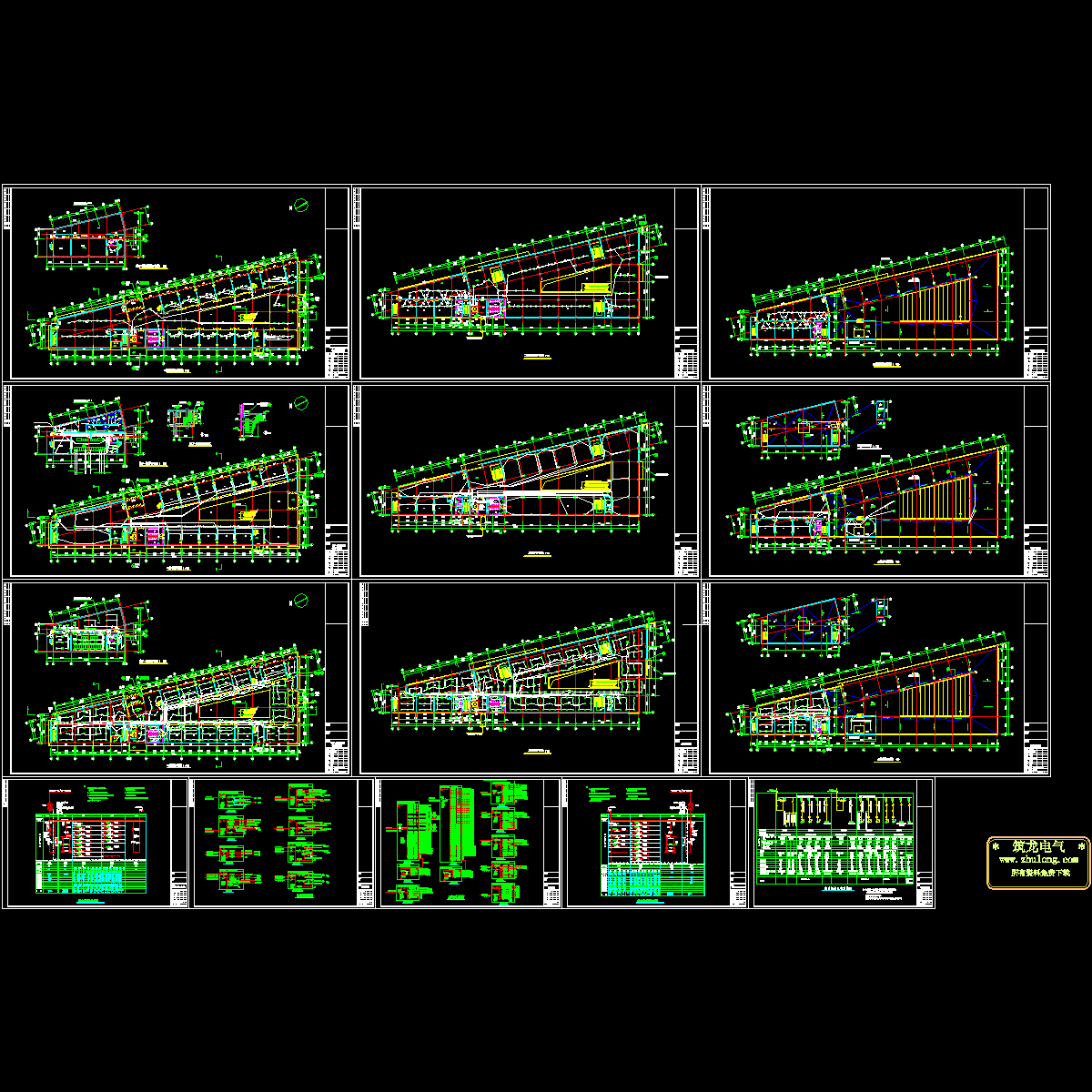 上3层地下1层商住楼强电图纸.dwg - 1