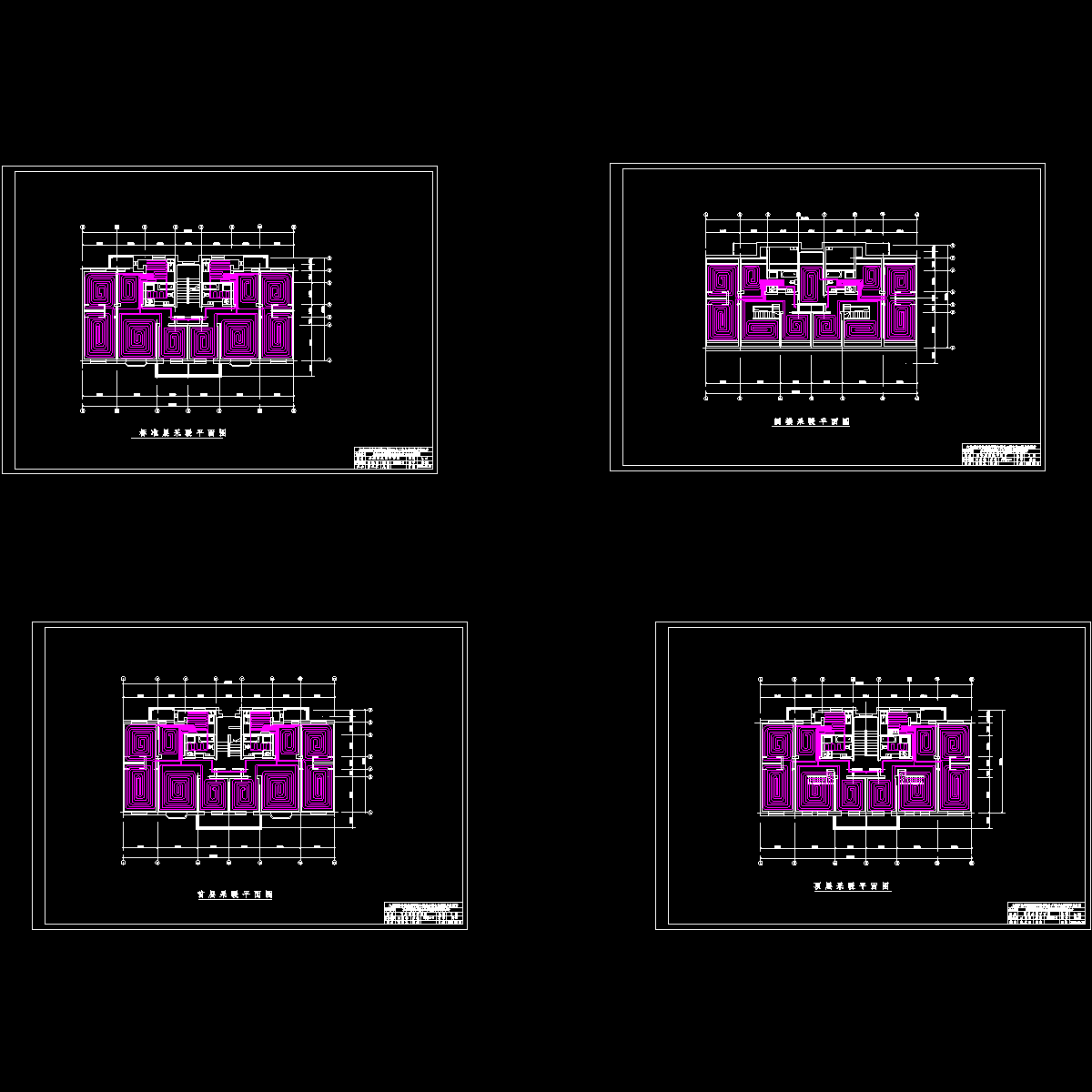 住宅楼低温热水地板辐射采暖系统设计CAD图纸，含设计说明.dwg - 1
