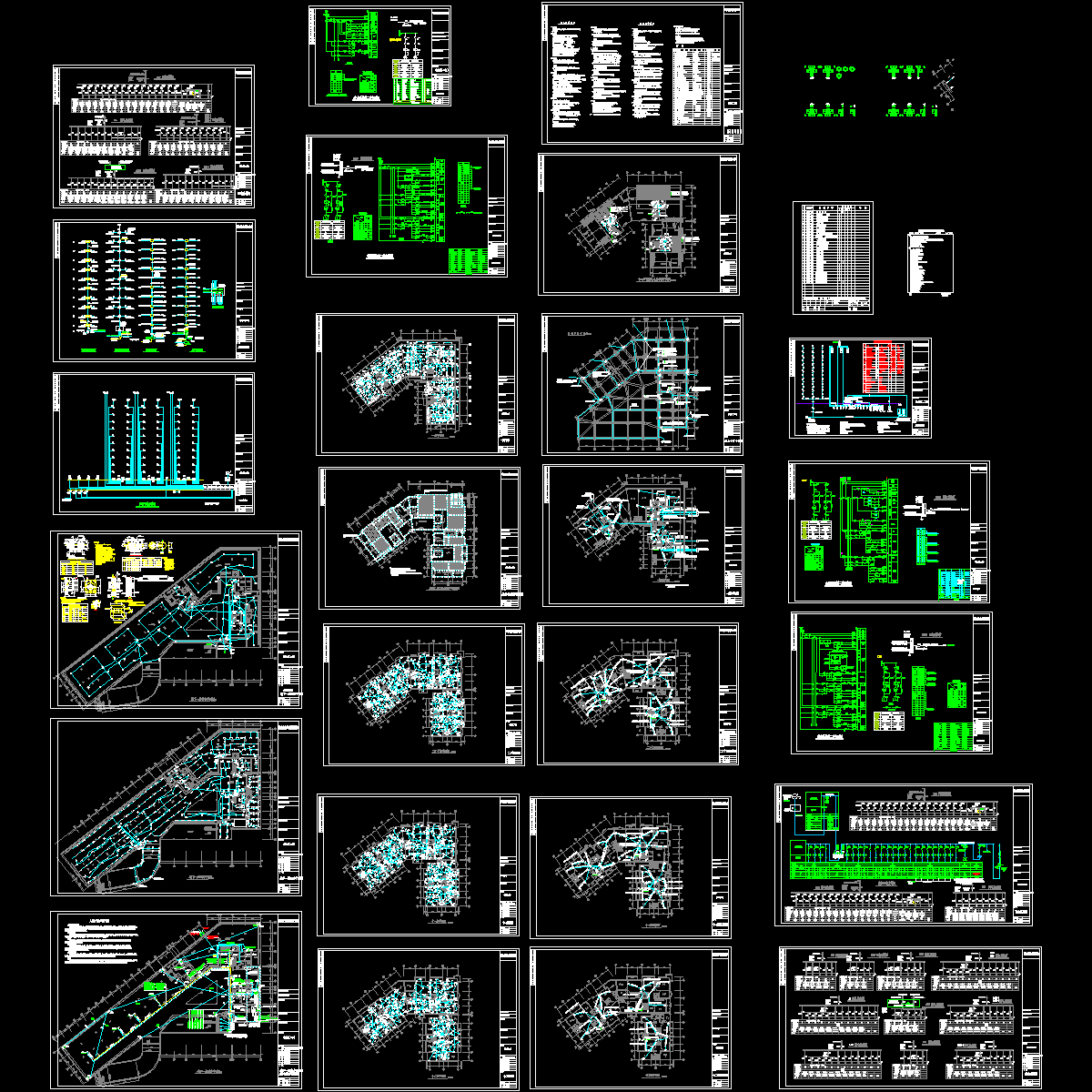 12层住宅楼电气CAD施工图纸（电气设计说明）.dwg - 1