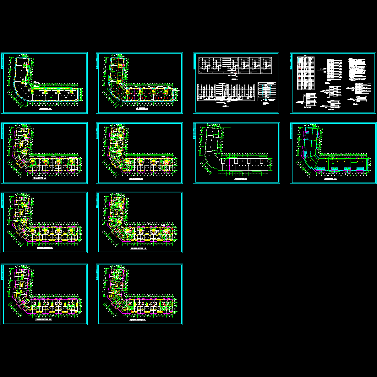 6层住宅楼全套电气CAD施工图纸.dwg - 1