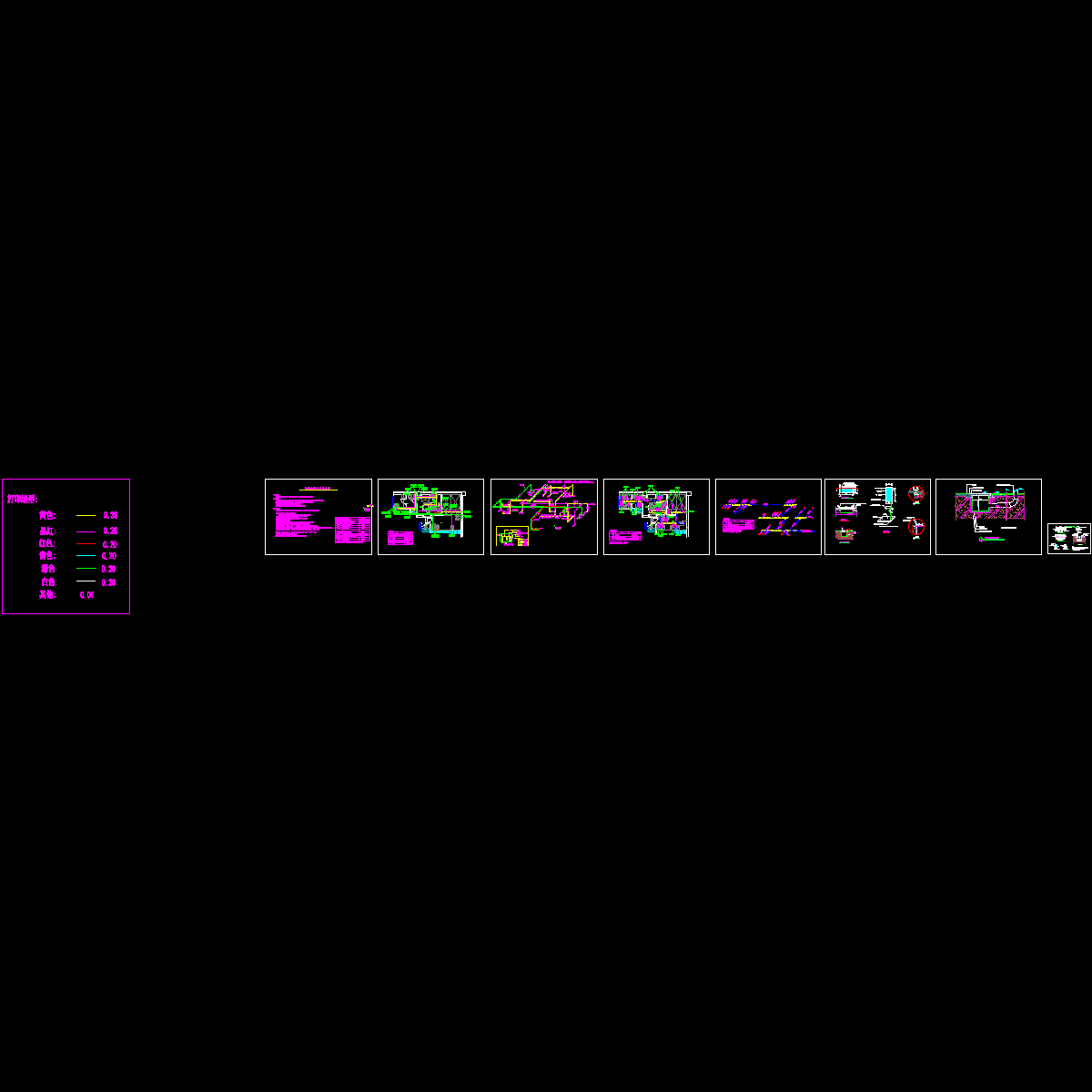 单层食堂给排水图纸（二次装修工程）.dwg - 1