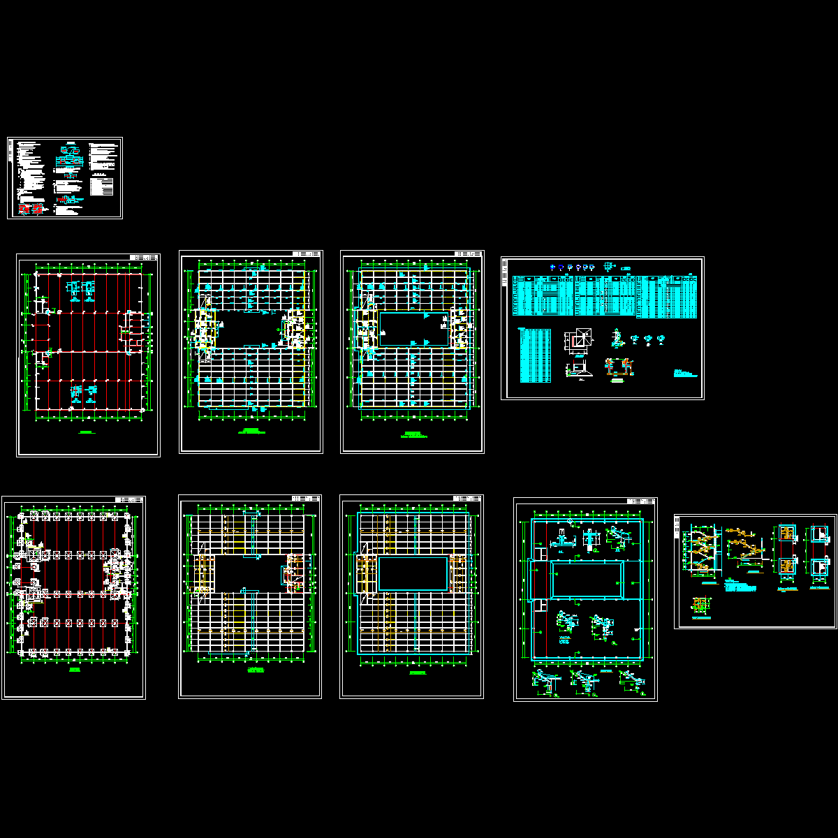 预应力服装车间结构.dwg