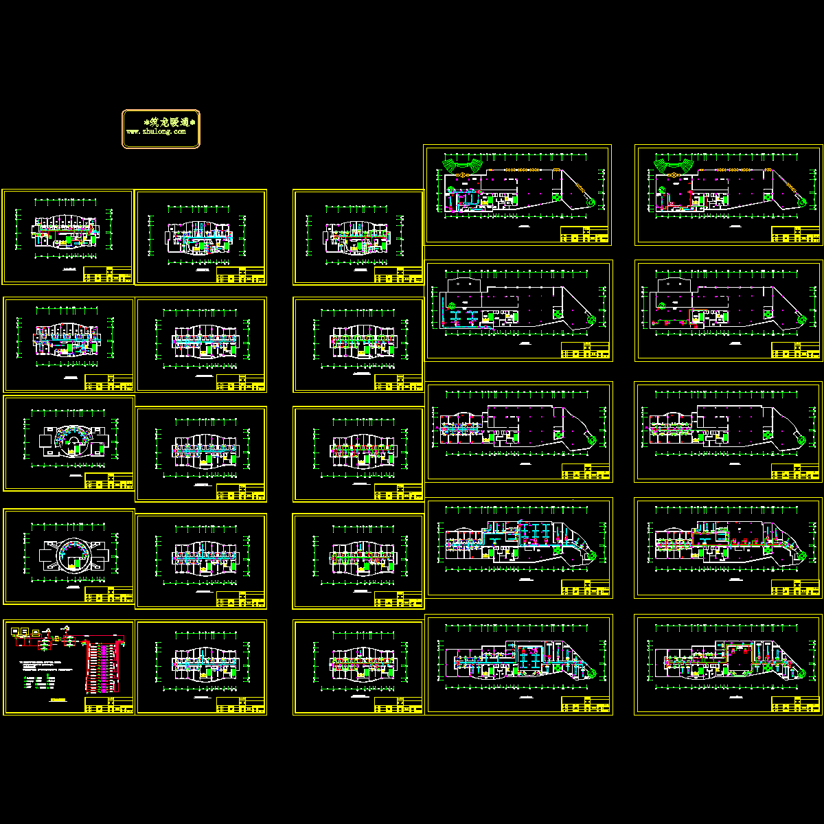 15层大酒店空调设计图纸.dwg - 1