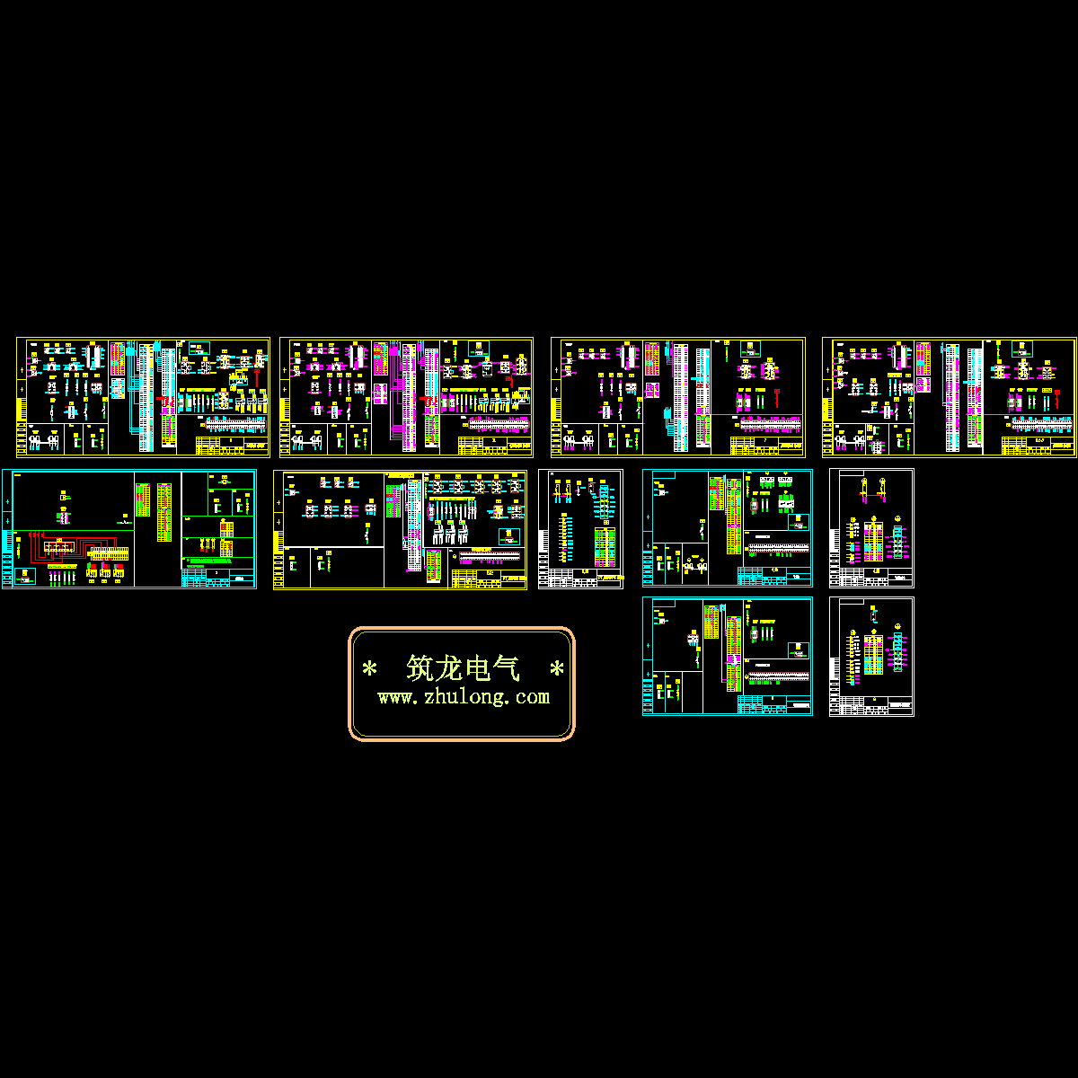 10KV高压配电柜全套电气接线图纸.dwg - 1