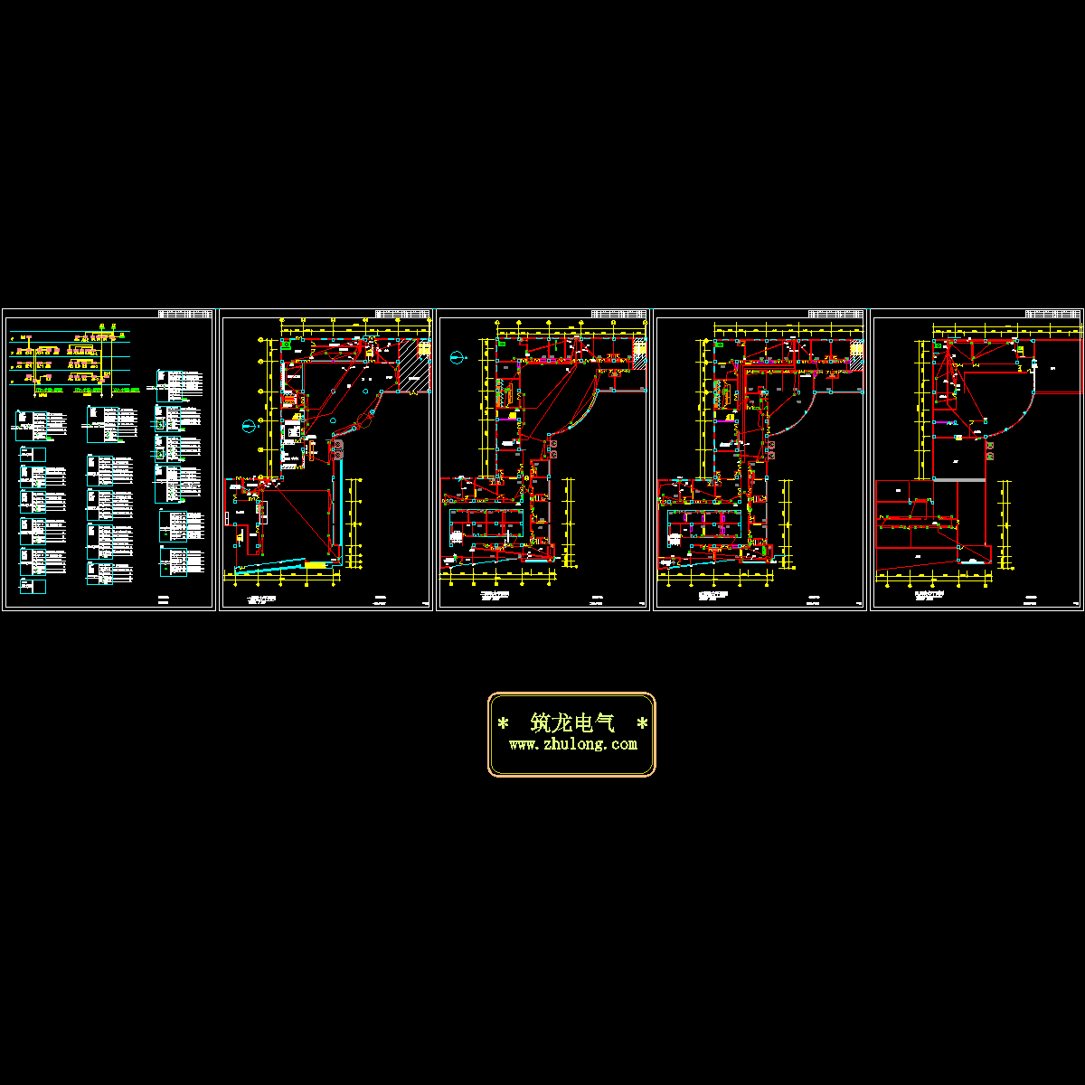 4层餐饮楼强电设计CAD图纸.dwg - 1