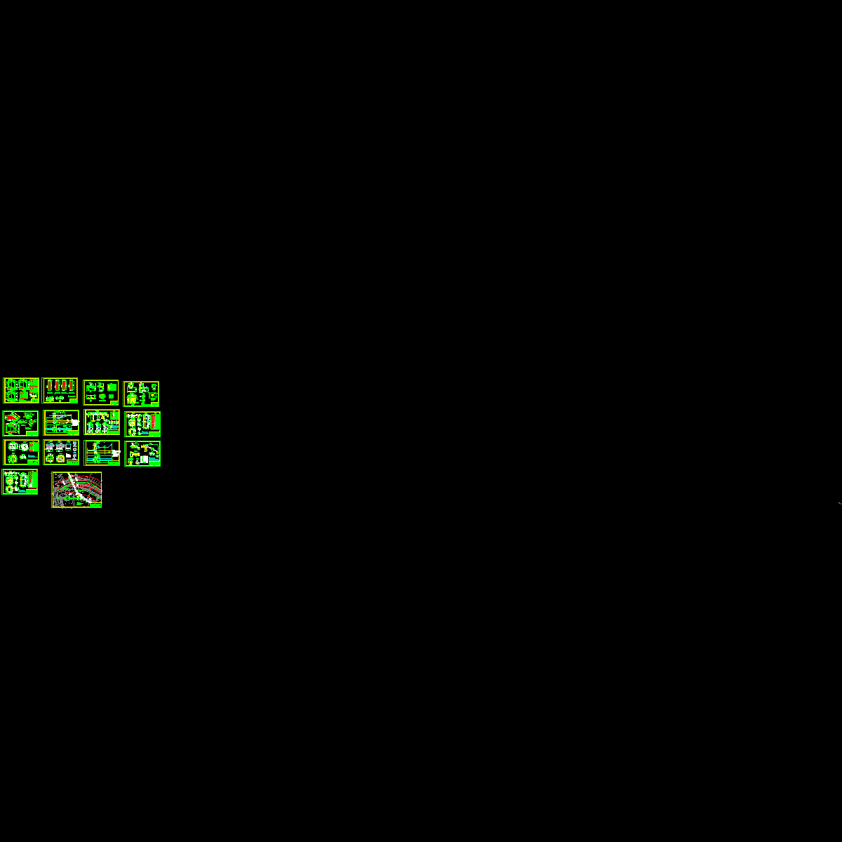 排水箱涵及启闭房技术CAD施工图纸.dwg - 1