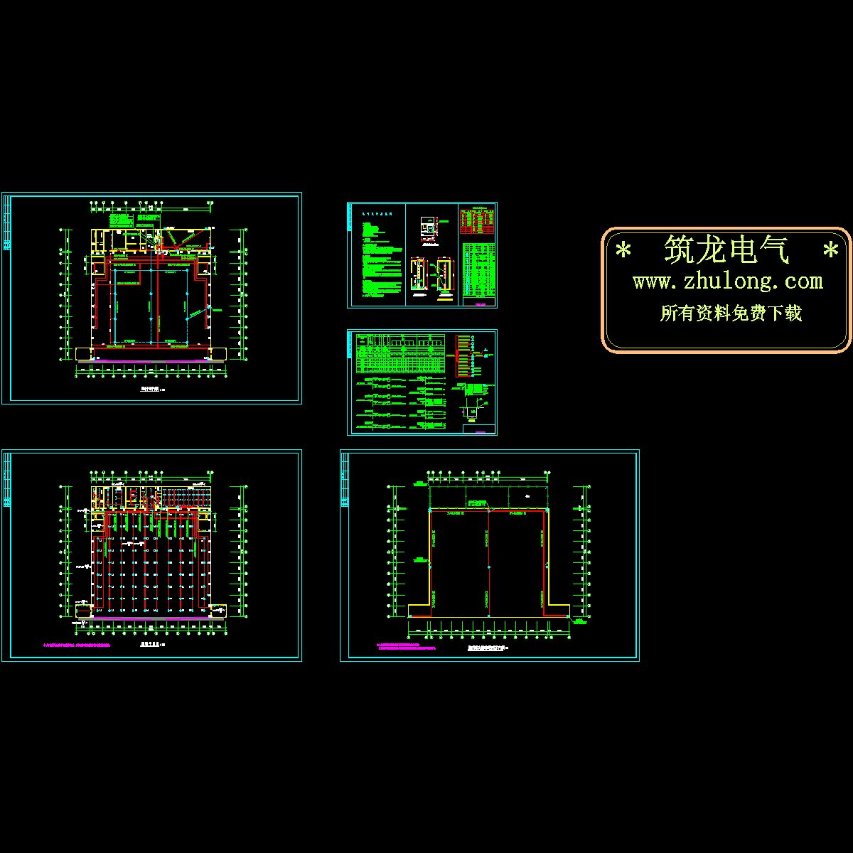 喷漆厂房强电设计CAD图纸（动力设计） - 1