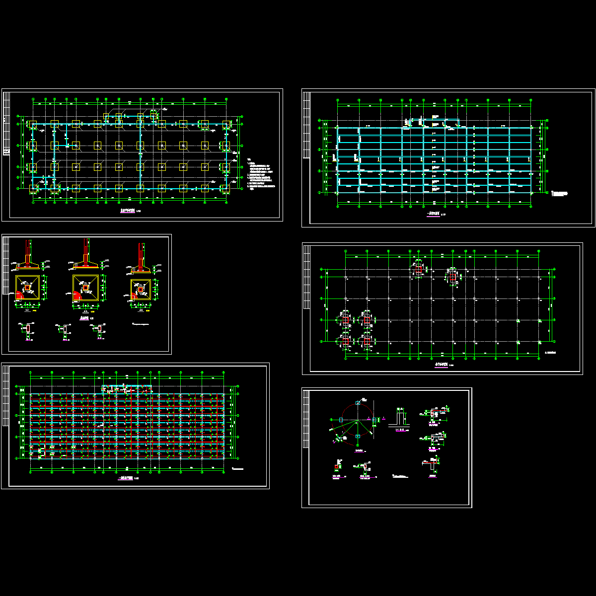 制剂车间结构设计CAD施工图纸.dwg - 1