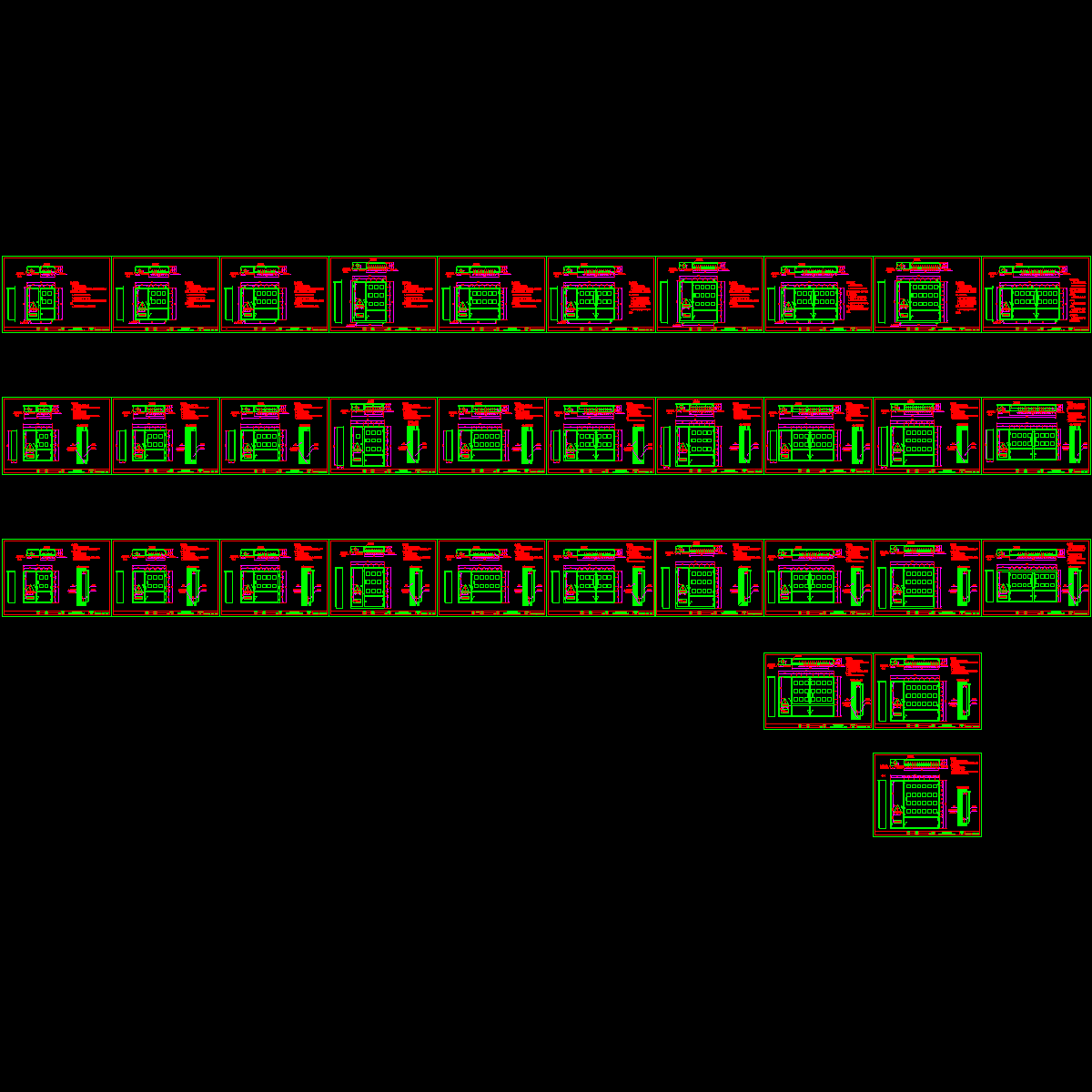 供电公司电表箱大样图纸，共33张图.dwg - 1