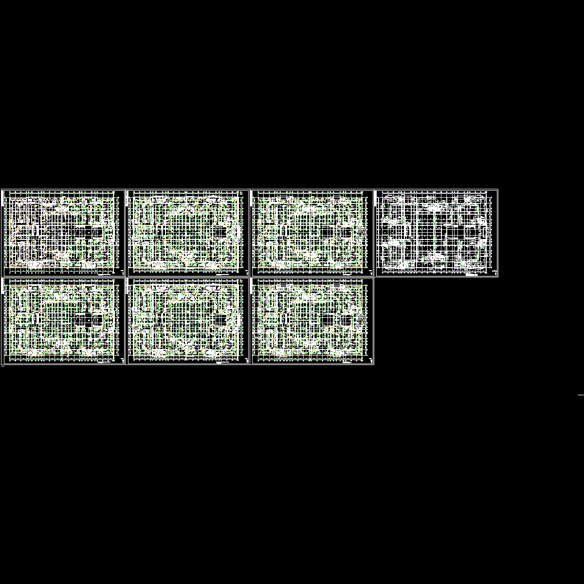 上3层商场中央空调平面图纸.dwg - 1