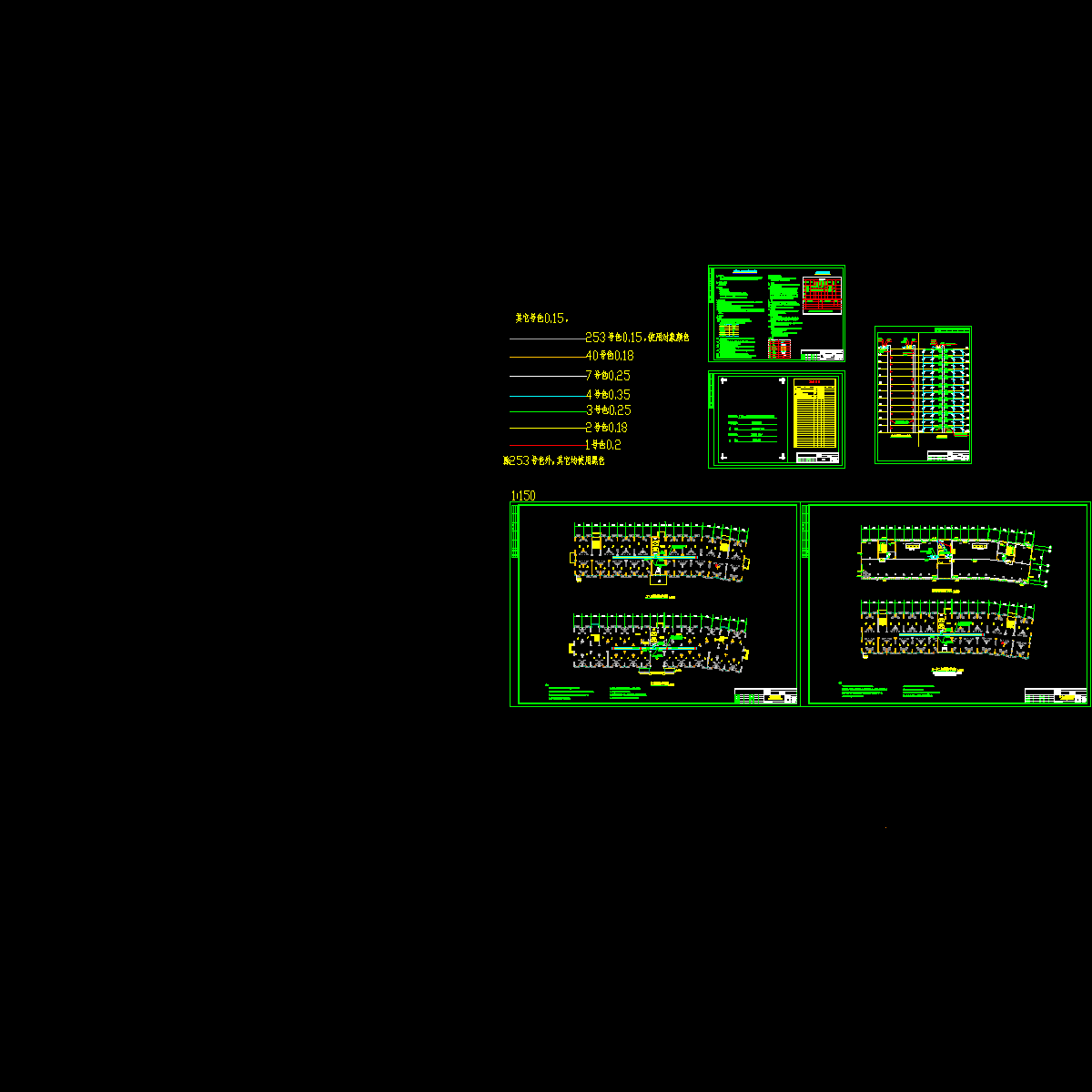 15571平米12层公寓防排烟CAD施工图纸.dwg - 1