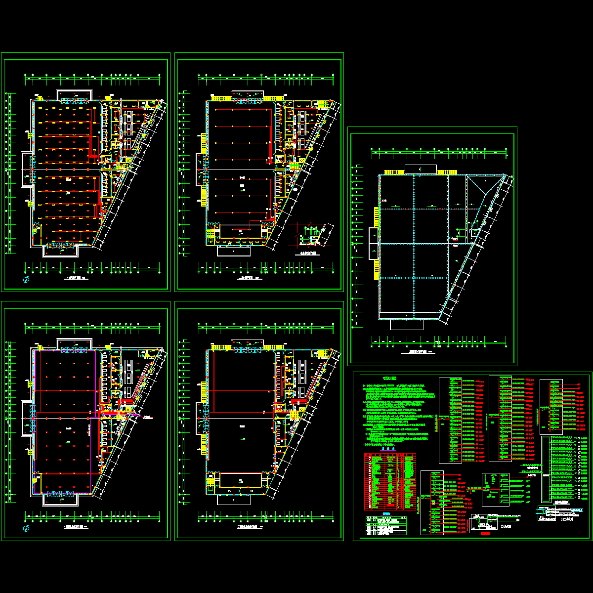 学生餐厅电气设计图纸.dwg - 1