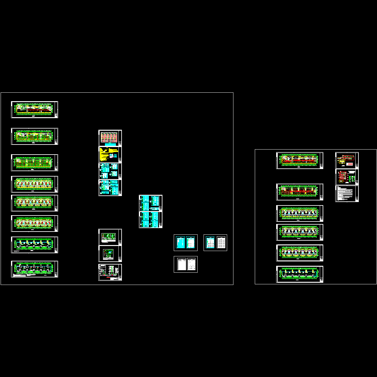 8层商住楼电气CAD施工图纸.dwg - 1